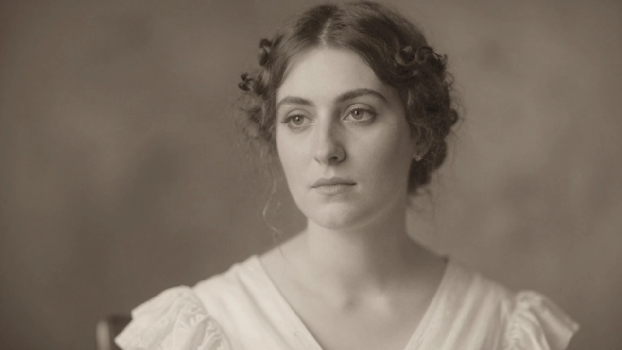 Soft-focus Victorian portrait in Julia Margaret Cameron's style